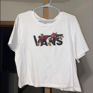 Vans cropped tee